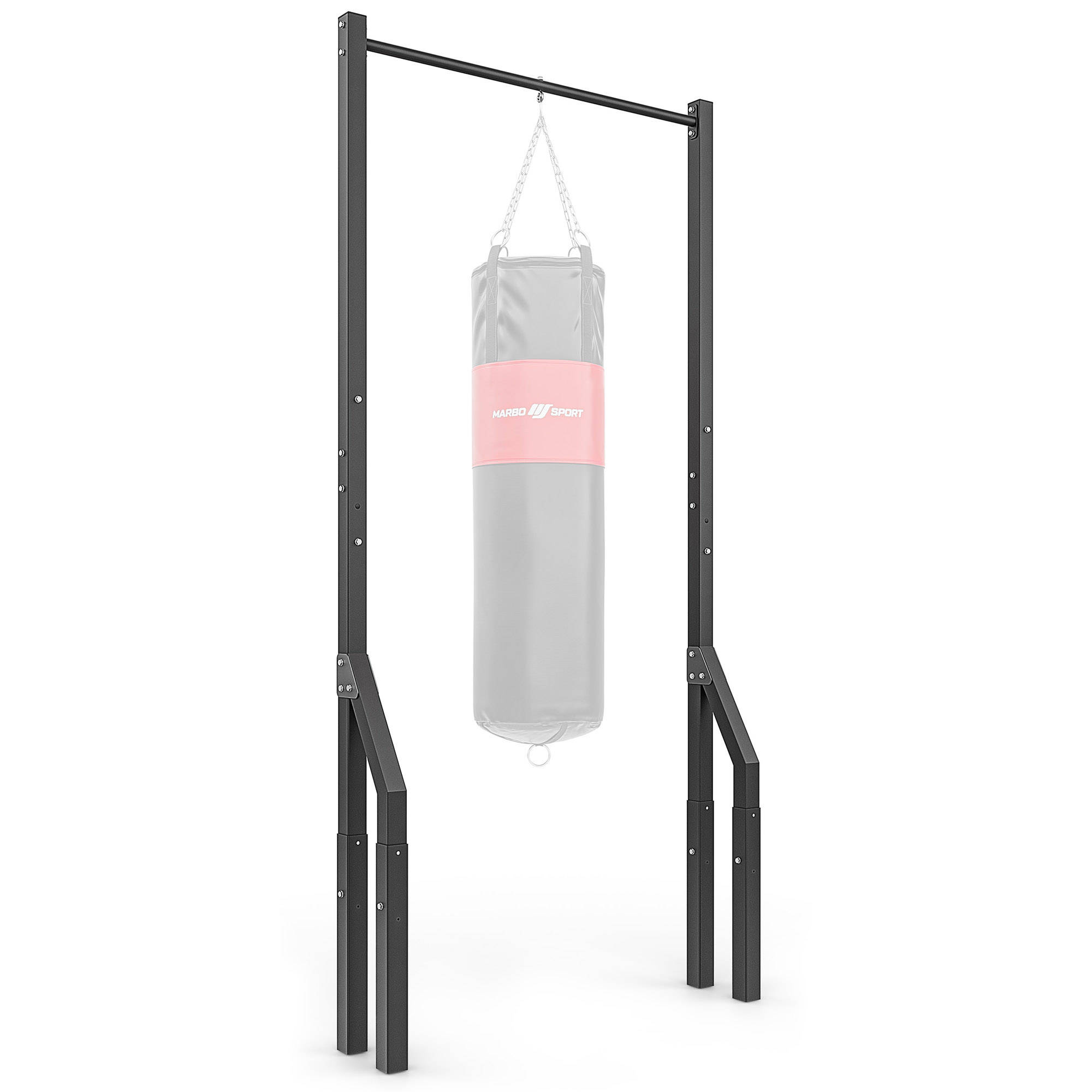 Barra de dominadas ajustable para montaje en pared y techo con soporte para  saco de boxeo MS-D202 - Marbo Sport