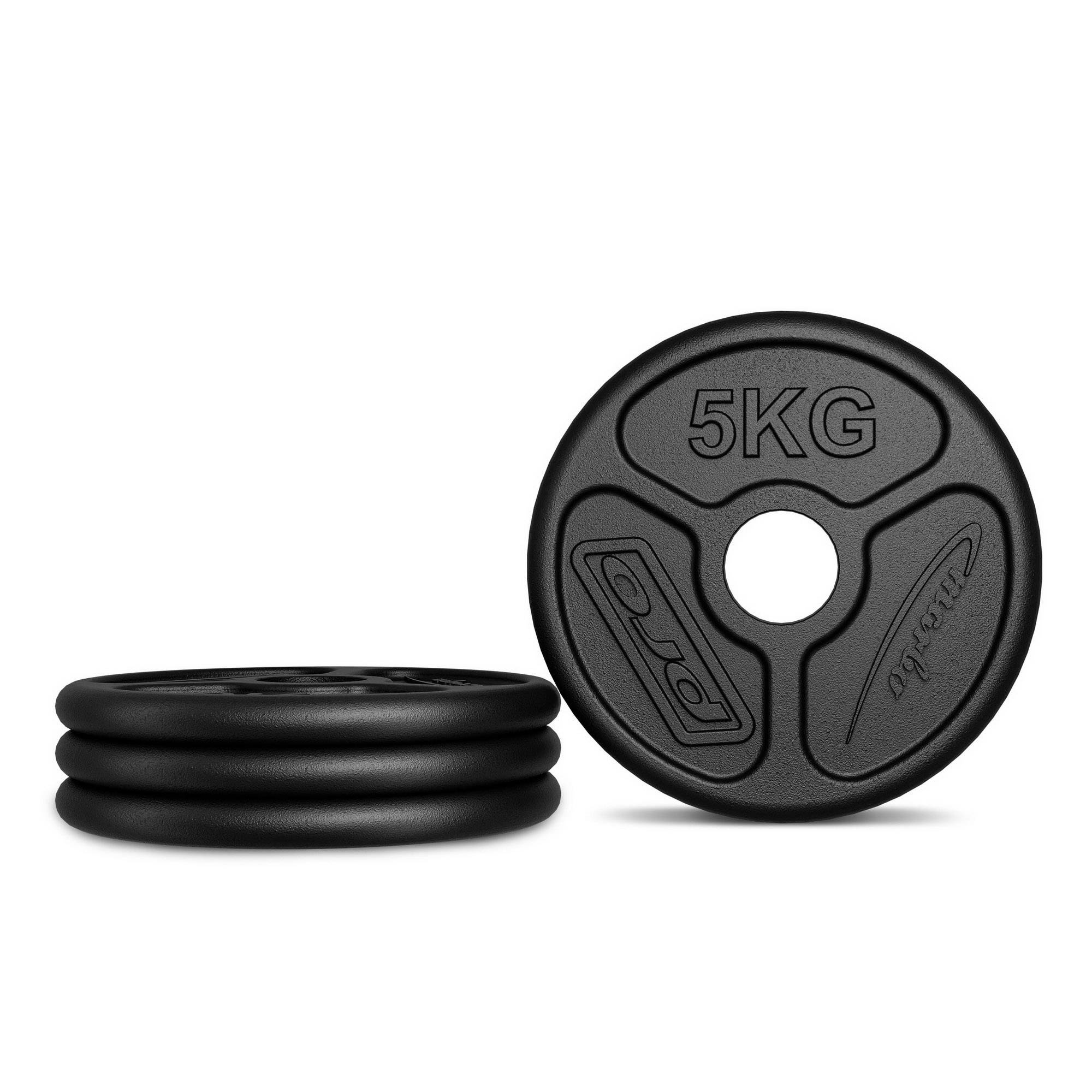 Pesas olímpicas de hierro fundido 5kg MW-O5-OLI - Marbo Sport