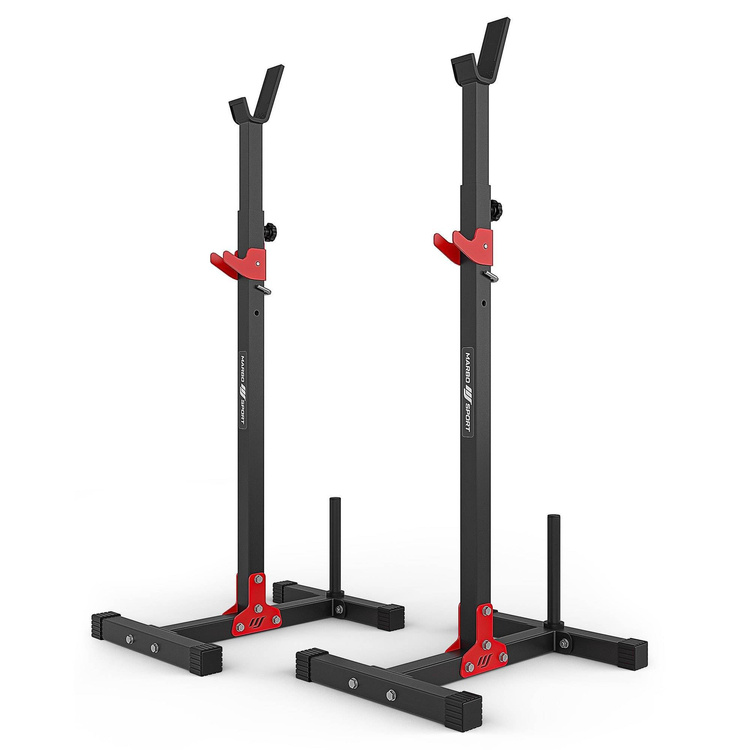 Soportes para barra de pesas con zona de aseguramiento (2 unidades) MH-S202 - Marbo Sport
