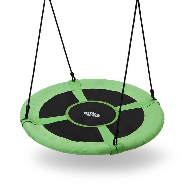 Columpio nido de cigüeña verde Ø100 cm para jardín (Nest Swing) GREEN - NILS