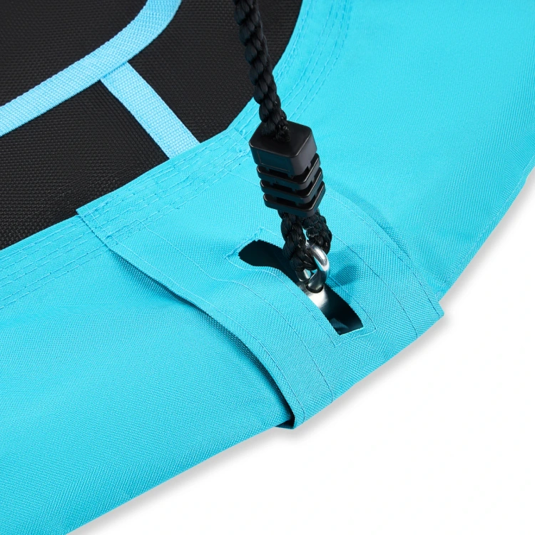 Columpio nido ovalado de 167 x 71 cm turquesa - Marbo Sport