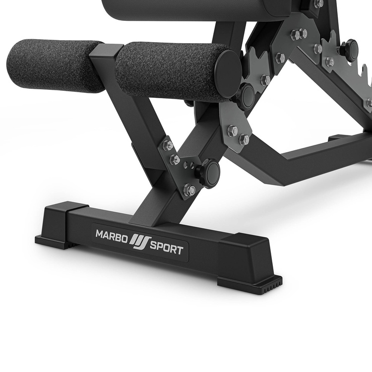 Banco de pesas reclinable para gimnasio y musculación MS-L101 2.0 - Marbo Sport