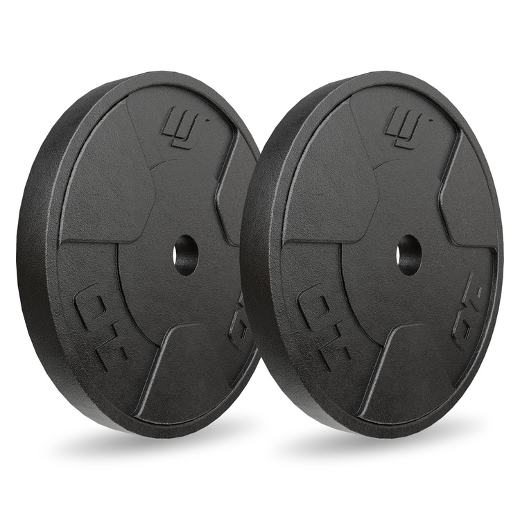 Juego de discos de hierro fundido 2 × 10 kg – Marbo Sport