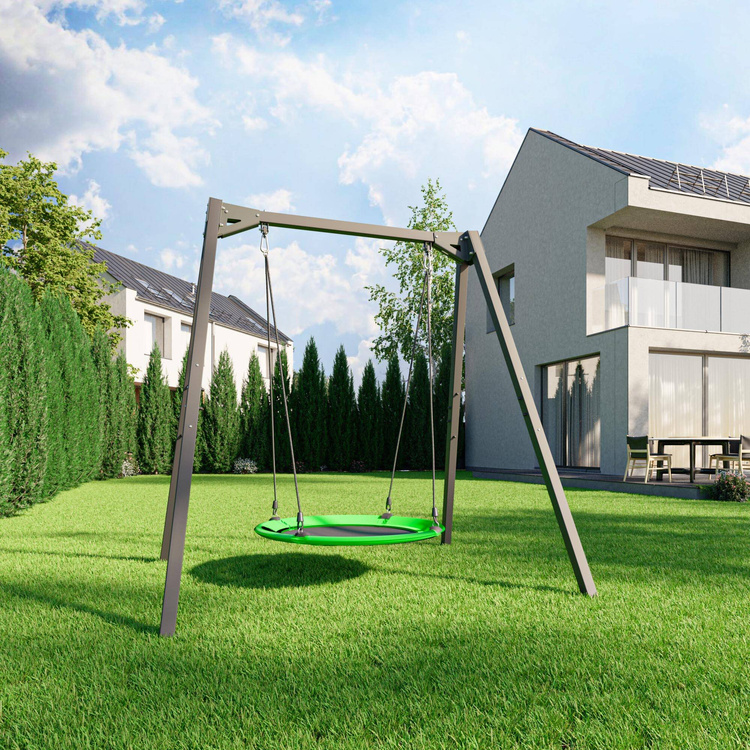 Columpio individual con cojinetes (marco) PREMIUM MO-015 ancho - Marbo Sport