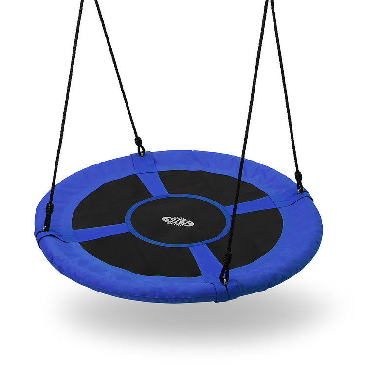 Columpio nido de cigüeña azul Ø100 cm para jardín (Nest Swing) BLUE - NILS