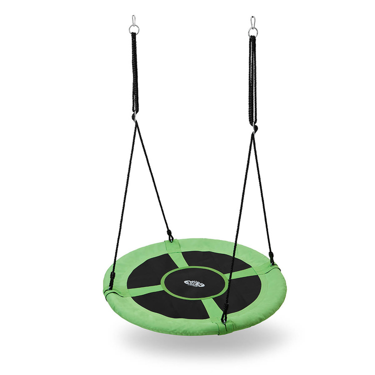 Columpio nido de cigüeña verde Ø100 cm para jardín (Nest Swing) GREEN - NILS