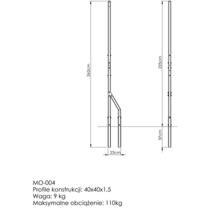MO-004 poste externo - Marbo Sport