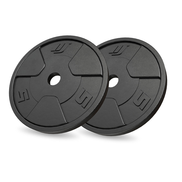 Juego de discos de hierro fundido 2 × 5 kg – Marbo Sport