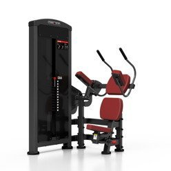 Máquina de abdominales (tapizado granate) MP-U223 - Marbo Sport