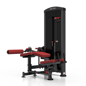 Máquina de curl femoral tumbado (tapizado granate) MP-U235 - Marbo Sport