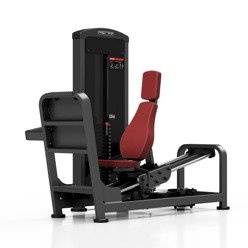 Prensa de piernas (horizontal) sentado (tapizado granate) MP-U217 - Marbo Sport
