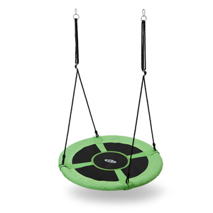 Columpio nido de cigüeña verde Ø100 cm para jardín (Nest Swing) GREEN - NILS