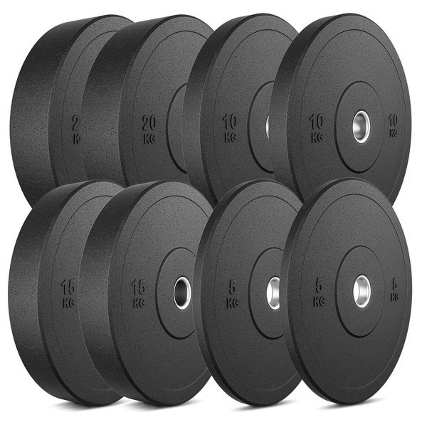 Juego de discos bumper de pesas de goma 100 kg MW-Bumper - Marbo Sport