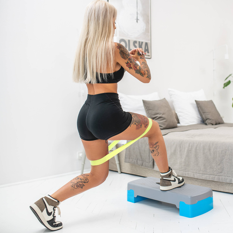 Set de 5 bandas elásticas de resistencia 600x50 mm multicolor - Marbo Sport