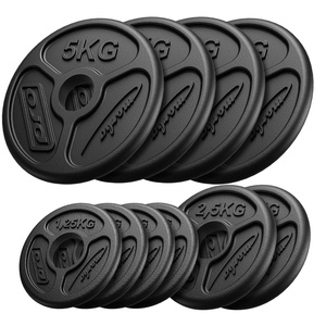 Juego de pesas olímpicas de hierro fundido 30kg - Marbo Sport