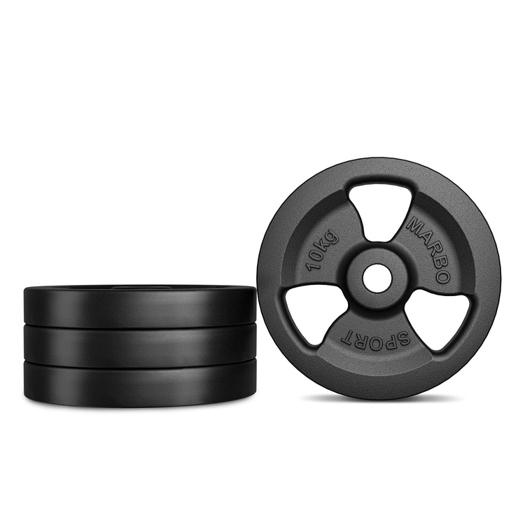 Pesas de hierro fundido 10 kg MW-O10-kier - Marbo Sport