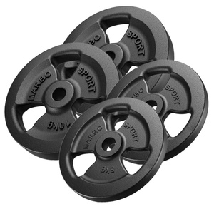 Juego de pesas de hierro fundido Tri-Grip 30 kg / 2 x 10 kg + 2 x 5 kg - Marbo Sport