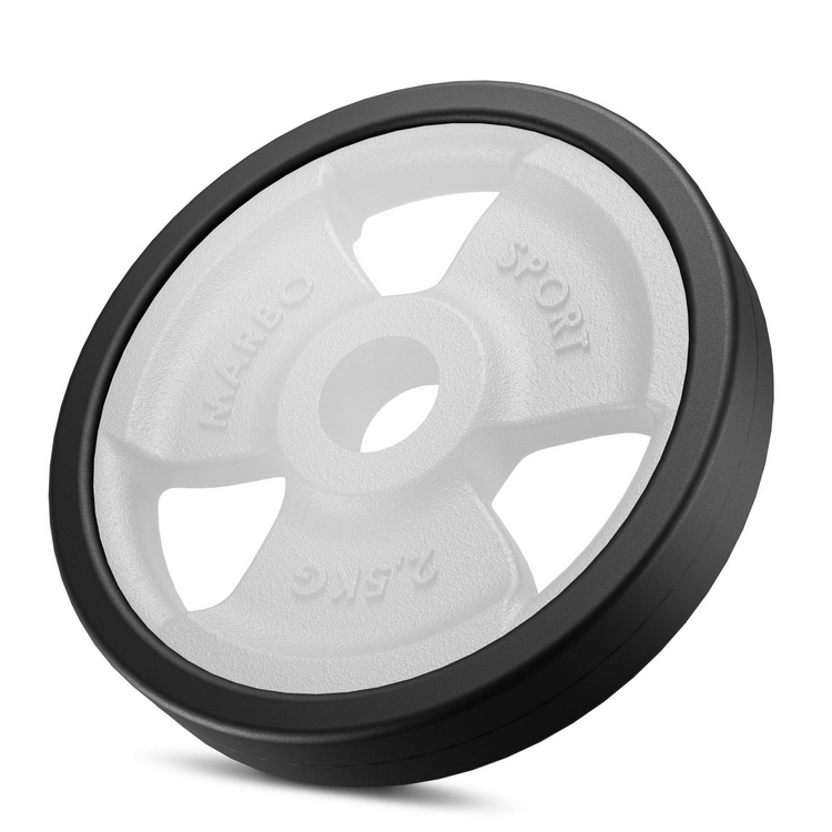 Pesas de hierro fundido engomadas de 2,5 kg MW-O2-5G-kier - Marbo Sport