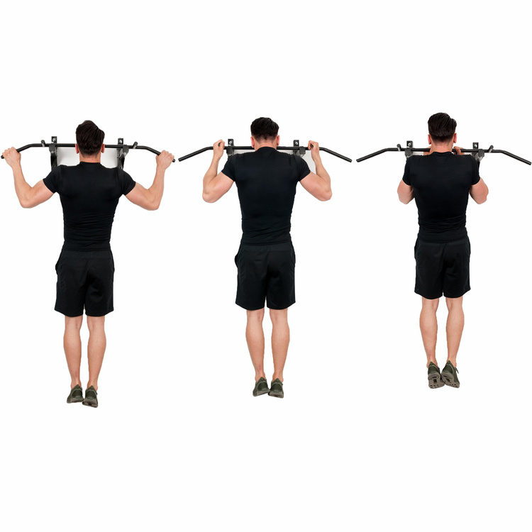 Barra de dominadas de pared/techo SG-12 - SmartGym Fitness Accessories