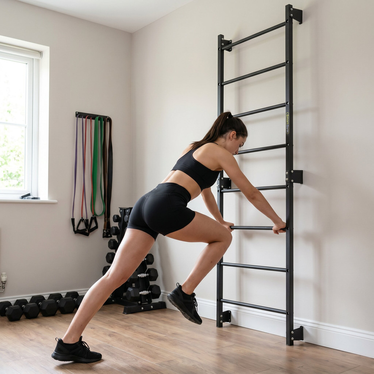 Escalera sueca metálica de gimnasia 219 x 76 cm SG-16 - SmartGym Fitness Accessories