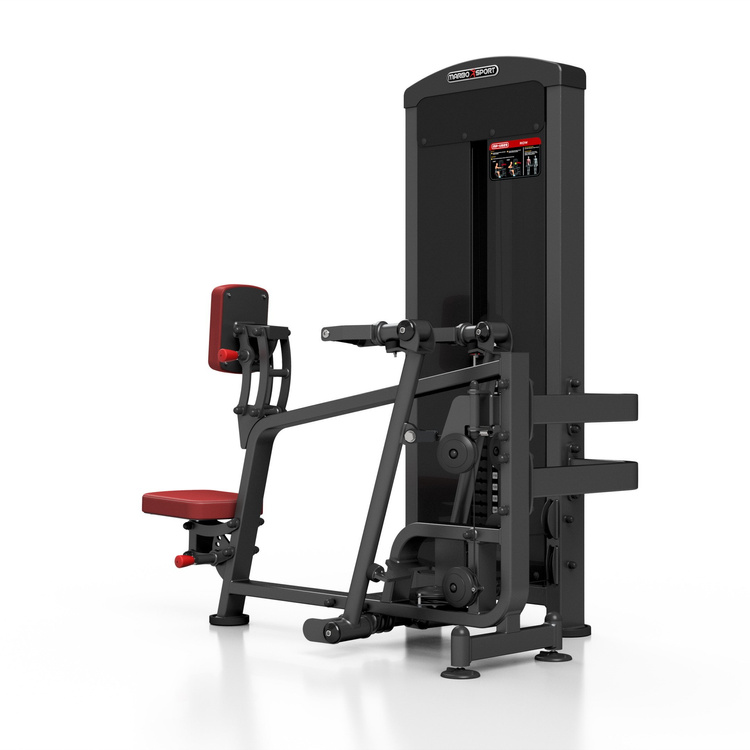 Máquina de remo sentado para espalda (tapizado granate) MP-U229 - Marbo Sport