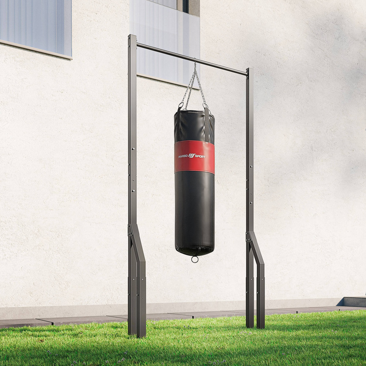 Barra de dominadas de exterior con soporte para saco de boxeo MO-Z1 - Marbo Sport