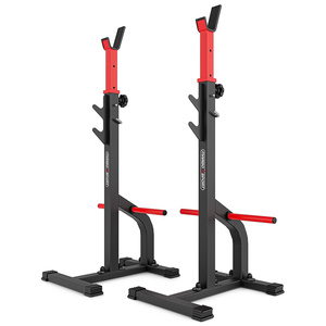 Soportes regulables con seguridad para press de banca MS-S108 - Marbo Sport