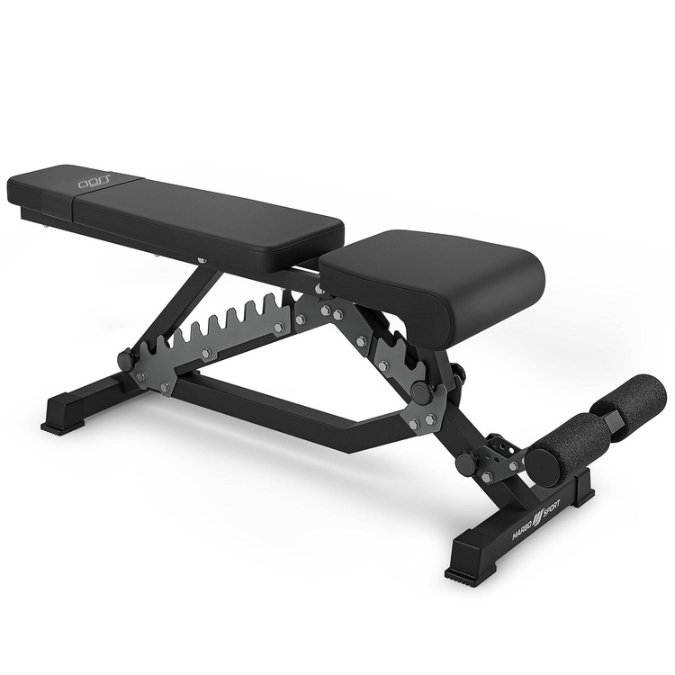 Banco de pesas reclinable para gimnasio y musculación MS-L101 2.0 - Marbo Sport