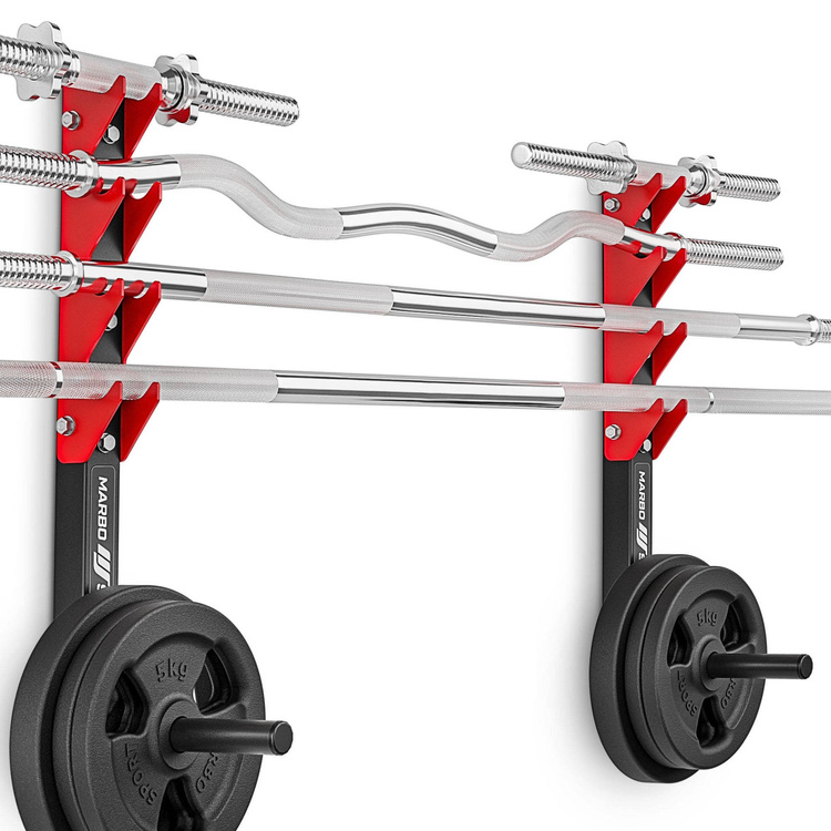 Soportes para barras y pesas MH-S208 - Marbo Sport