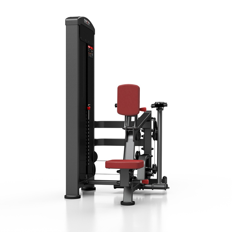 Máquina de remo sentado para espalda (tapizado granate) MP-U229 - Marbo Sport