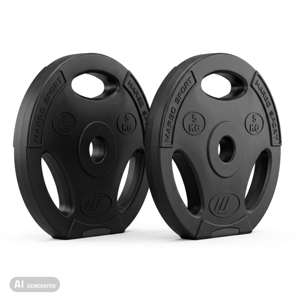 Set de discos de peso de composite 2 x 5 kg - Marbo Sport