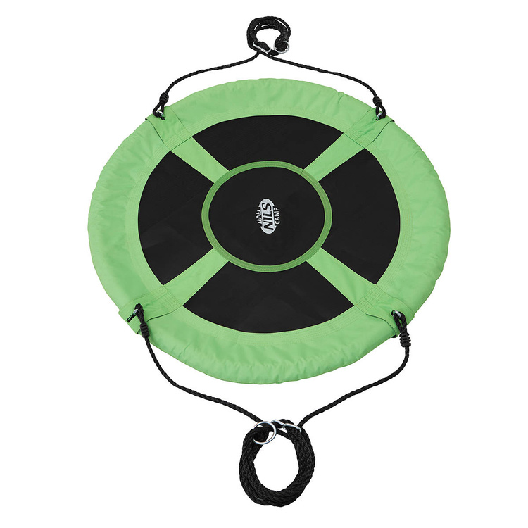 Columpio nido de cigüeña verde Ø100 cm para jardín (Nest Swing) GREEN - NILS
