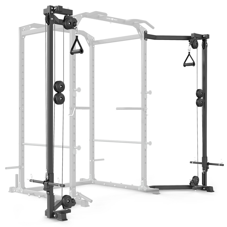 Accesorio de polea cruzada para jaula o rack MS-W108 2.0 - Marbo Sport