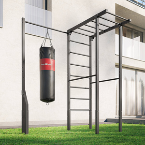 Estructura exterior con escalera sueca, barra de dominadas y soporte para saco de boxeo MO-Z4 - Marbo Sport