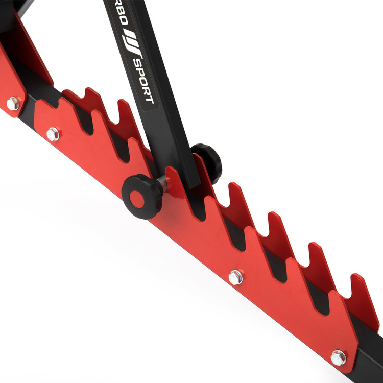 Banco de pesas multifunción reclinable (recto-inclinado) para musculación MH-L114 - Marbo Sport