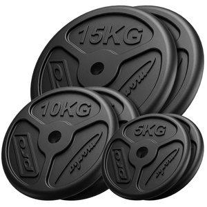Juego de pesas de hierro fundido slim 60 kg / 2 x 15 kg + 2 x 10 kg + 2 x 5 kg - Marbo Sport