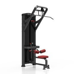 Máquina de jalón al pecho con polea alta (tapizado granate) MP-U206 - Marbo Sport