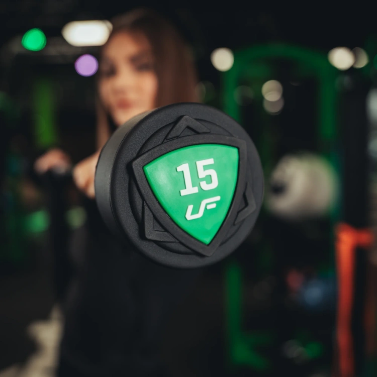 Set de barras rectas de poliuretano 10-55 kg (incrementos de 5 kg) 325 kg – UpForm