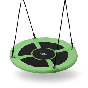 Columpio nido de cigüeña verde Ø100 cm para jardín (Nest Swing) GREEN - NILS