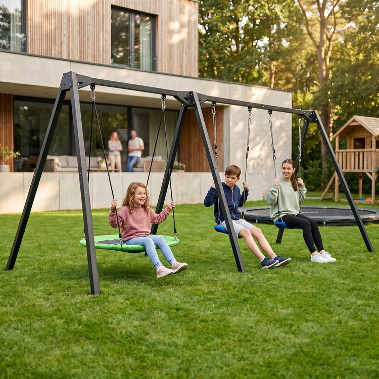 Soporte triple para columpios de 3 personas PREMIUM MO-014 - Marbo Sport
