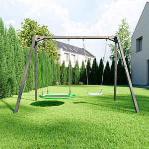 Columpio doble sobre rodamientos (estructura de 2 plazas) PREMIUM MO-013 - Marbo Sport