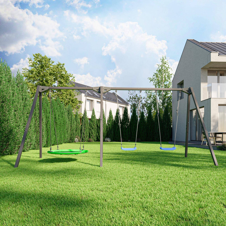 Soporte triple para columpios de 3 personas PREMIUM MO-014 - Marbo Sport