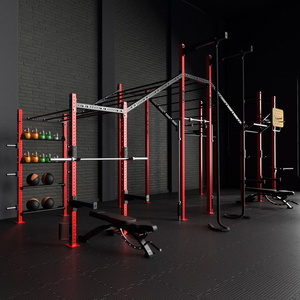 Jaula de potencia modular Power Rack con barras y estructura MFT-RIG-17 - Marbo Sport
