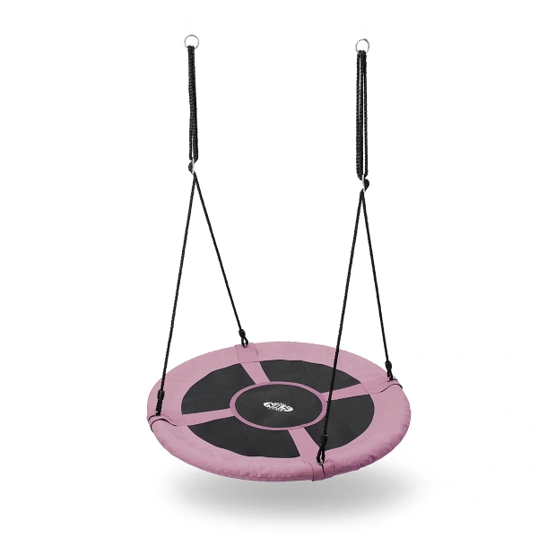 Columpio nido de cigüeña Ø100 cm ROSA - NILS
