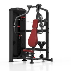 Máquina de press de pecho (tapizado granate) MP-U225 - Marbo Sport