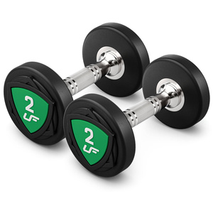 Juego de mancuernas de poliuretano1-10kg (incrementos de 1 kg) 110 kg - UpForm