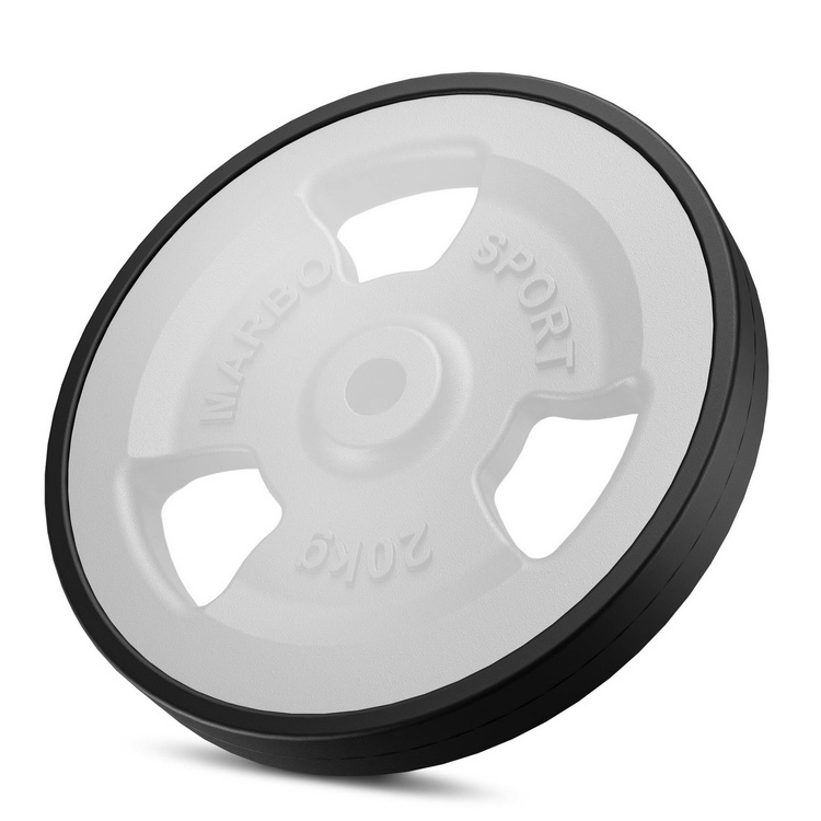 Recubrimiento de goma tri-grip para las placas de peso 20kg MW-GUMA20 - Marbo Sport