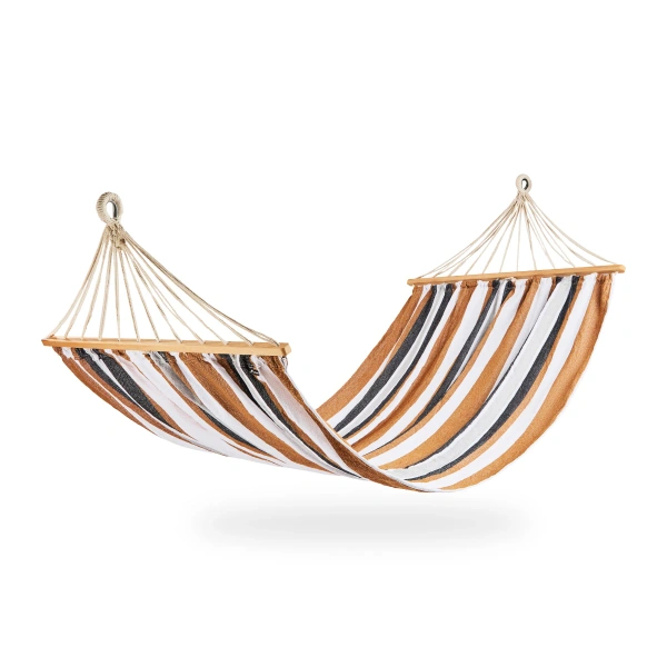 Hamaca de jardín con barra de madera 290 x 125 cm - Ubeform