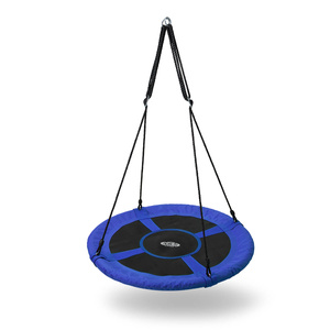 Columpio nido de cigüeña azul Ø100 cm para jardín (Nest Swing) BLUE - NILS