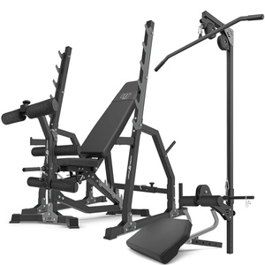 Set MS36_2.0 | banco ajustable + Soportes de gimnasio + accesorios - Marbo Sport